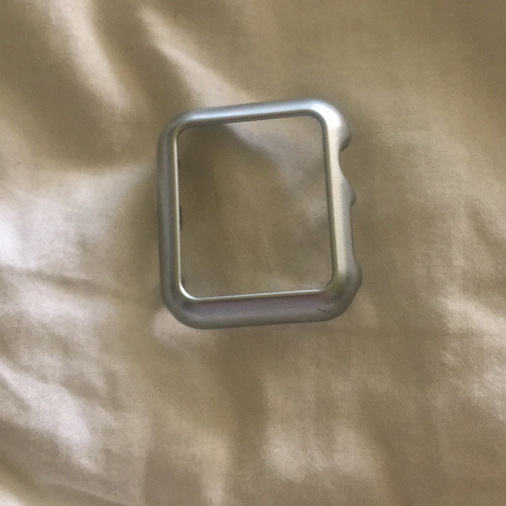 Silver plastic bezel for38 mm I watch
